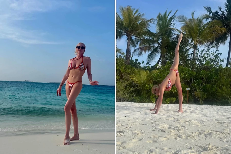 Анастасия Волочкова на Мальдивах. 