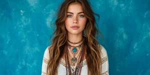 Девушка. Стиль бохо.