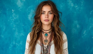 Девушка. Стиль бохо.