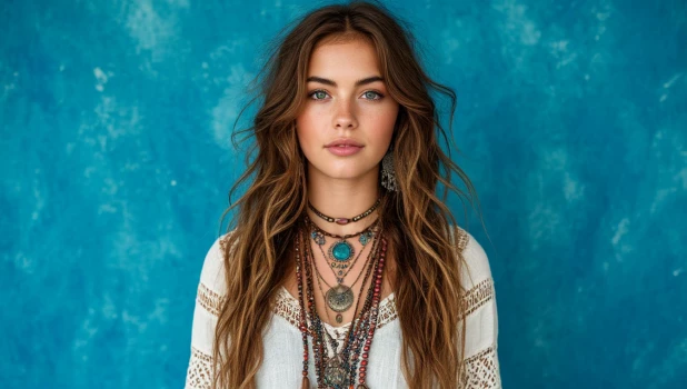 Девушка. Стиль бохо.