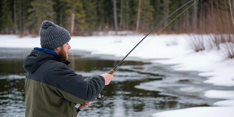 Зимняя рыбалка. Удочка