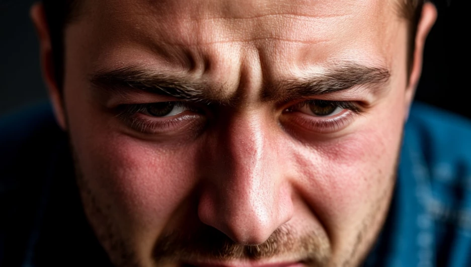 Мужчина плачет. Мужчина. Слезы.