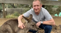 Сергей Блошкин и кенгуру.
