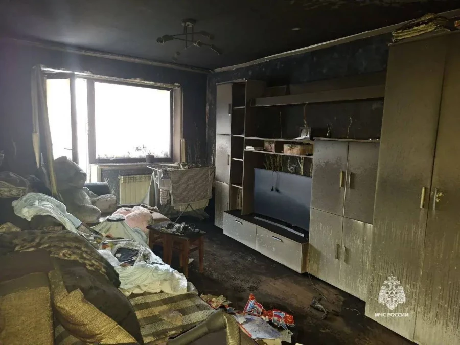 Пожар в Красноярском крае.