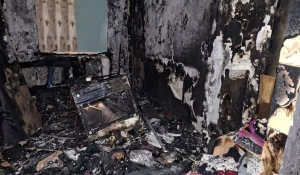 Пожар в Красноярском крае.