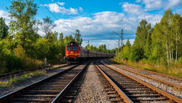 Железная дорога.