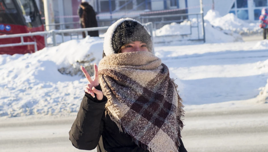 Аномальные морозы в Барнауле, январь 2026. 