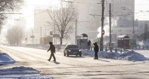 Аномальные морозы в Барнауле, январь 2026. 