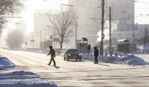 Аномальные морозы в Барнауле, январь 2026. 