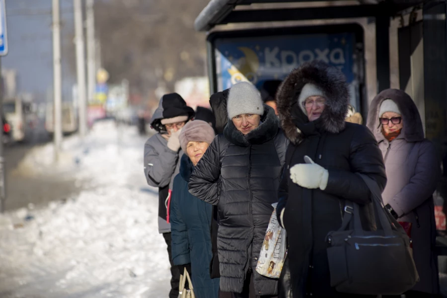 Аномальные морозы в Барнауле, январь 2026. 