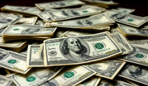 Доллары. Валюта.