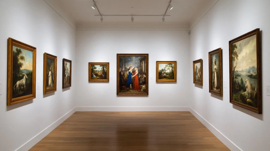 Картина. Выставка. Галерея.