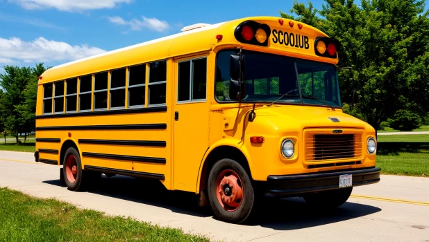 Школьный автобус.