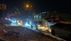 Пробки в Барнауле.