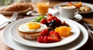 Завтрак. Еда. 