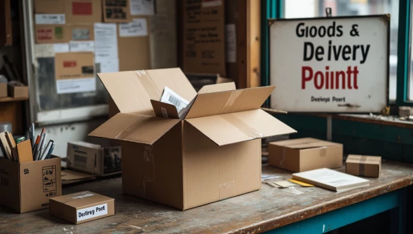 Посылка. Коробка. Упаковка. Пункт выдачи заказов. Маркетплейс. Заказ