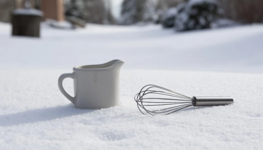 Мороженое. Приготовление. Венчик. Тарелка