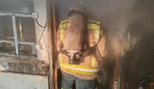 На пожаре в Рубцовске погиб человек