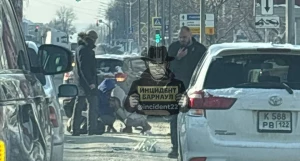 Авария на проспекте Строителей.