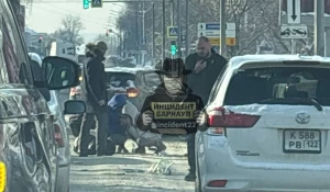 Авария на проспекте Строителей.