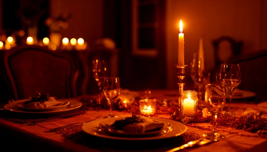 Романтический ужин.