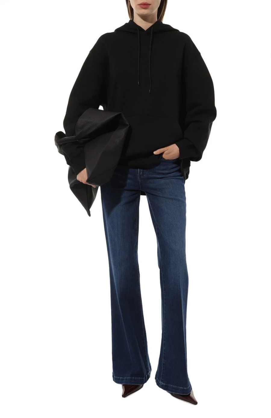 Хлопковое черное худи, 18 750 рублей.