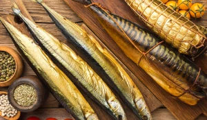 Копчёная рыба.