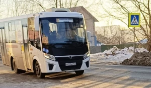 Автобус №6 в Барнауле. 