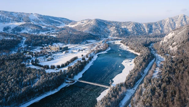 Зимний Алтай.