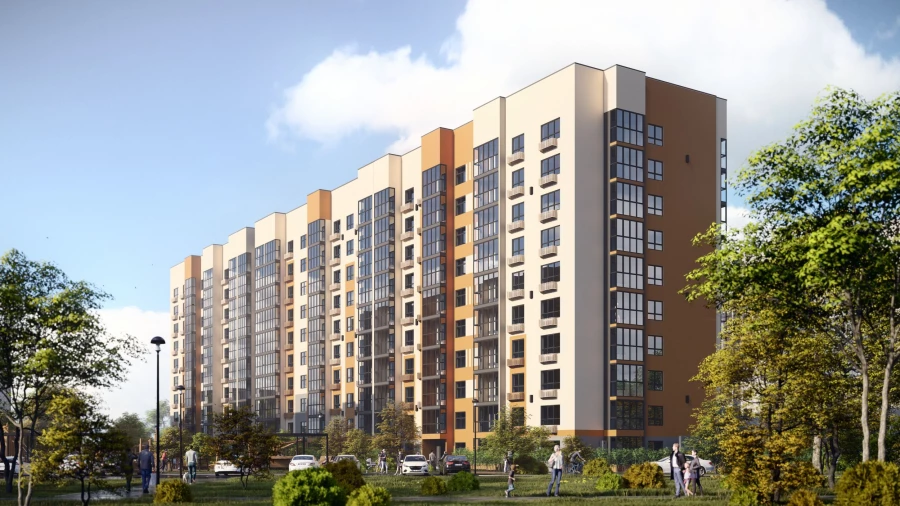 Визуализация дома на ул. Мельникова, 3.