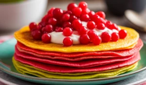 Цветные блины. 