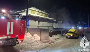 Пожар в Прокопьевске.