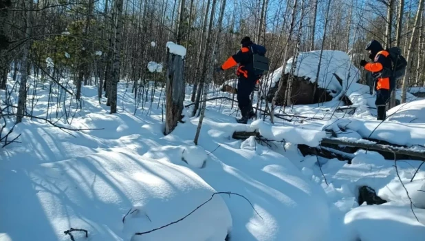 Место поисков семьи Усольцевых.