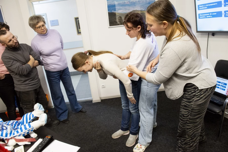 Редакция ИД "Алтапресс" училась оказывать первую помощь.