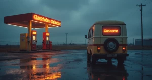 Заправка. Бензин.