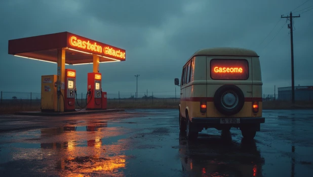 Заправка. Бензин.