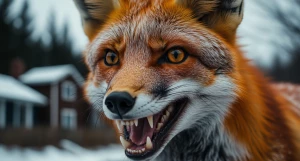 Лиса, бешенство, дикая лиса