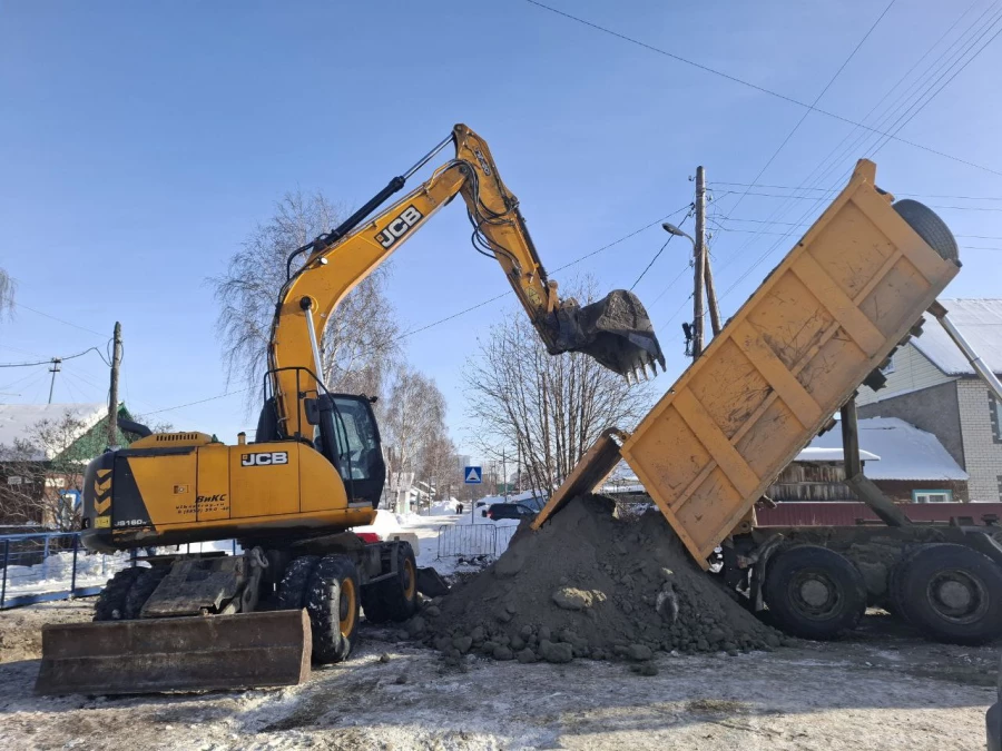 Промежуточный этап модернизации канализационного коллектора № 15.