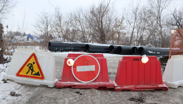 Промежуточный этап модернизации канализационного коллектора № 15.