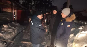 Пожар в проезде Колыванском