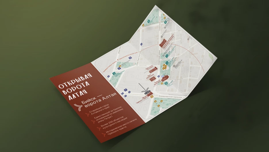 Брендбук Бийска - визуализация. 