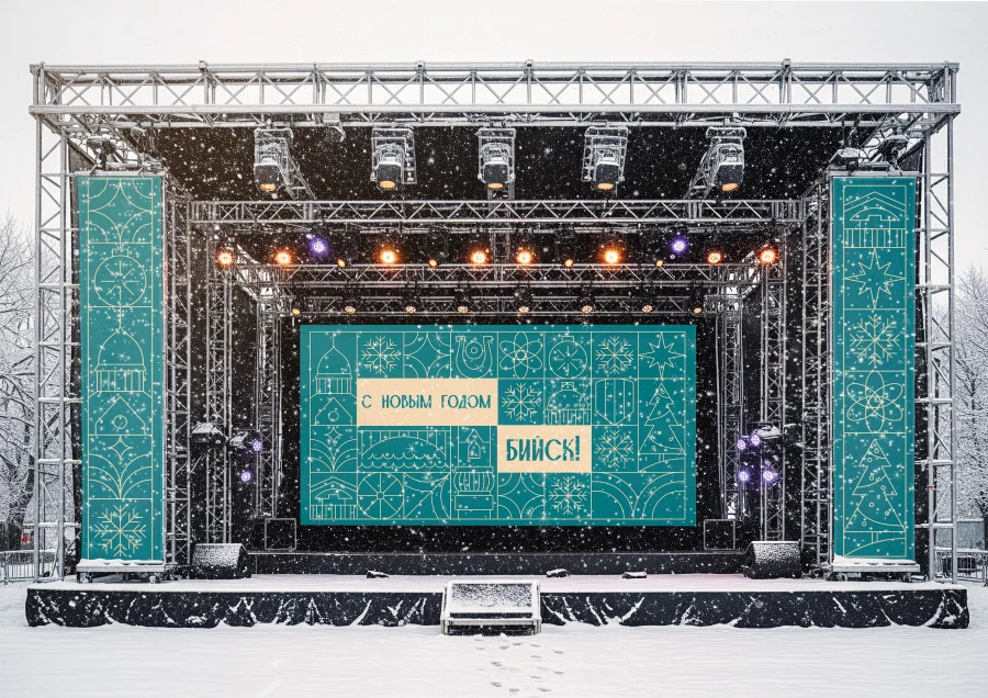 Брендбук Бийска - визуализация. 