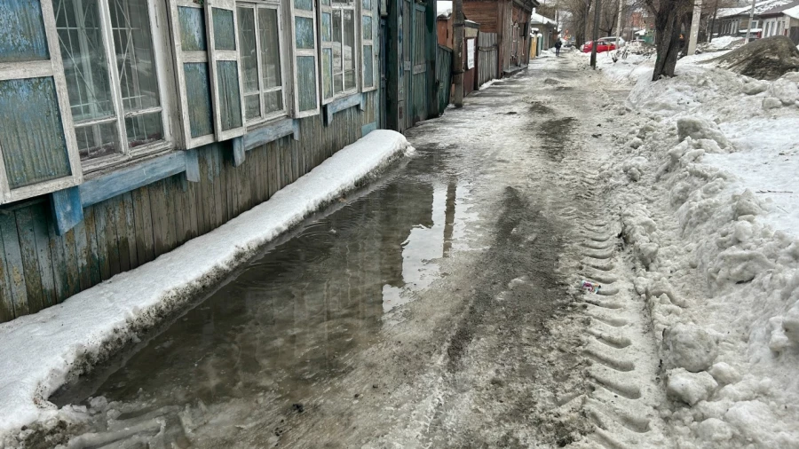 Потепление в Барнауле, февраль 2026. 