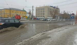 Барнаул накануне резкого похолодания.