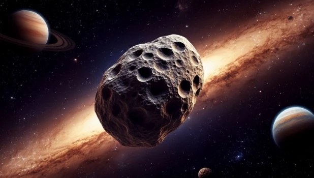 Астероид. Космос.