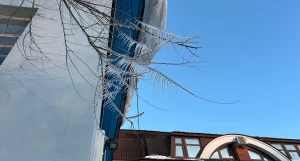 Лед в Барнауле. Дорога. Тротуар. Заморозки. Улица