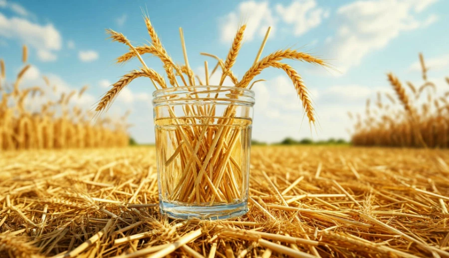 Солома. Поле