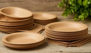 Посуда. Одноразовая посуда. Экопосуда