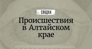 Сводка происшествий. 