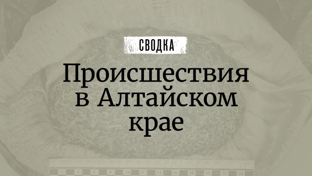 Сводка происшествий. 